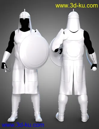 3D打印模型dForce Land Guard Outfit for Genesis 8 and 8.1 Males的图片