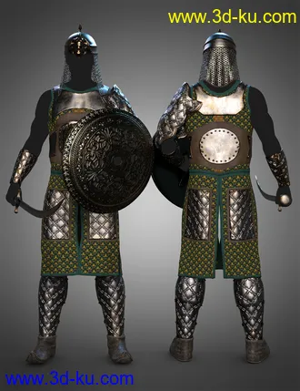 3D打印模型dForce Land Guard Outfit Textures的图片