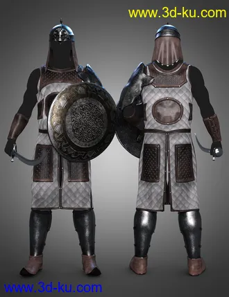 3D打印模型dForce Land Guard Outfit Textures的图片