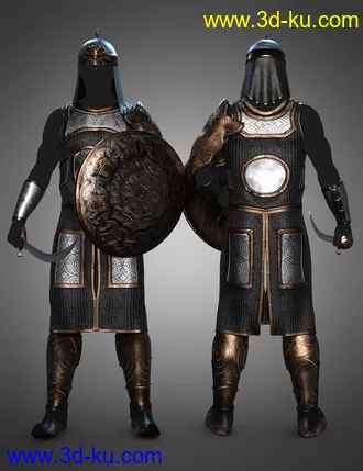 3D打印模型dForce Land Guard Outfit Textures的图片