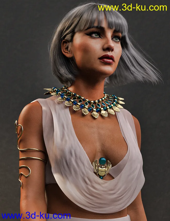 dForce Majestic Nile for Genesis 8 Females模型的图片1