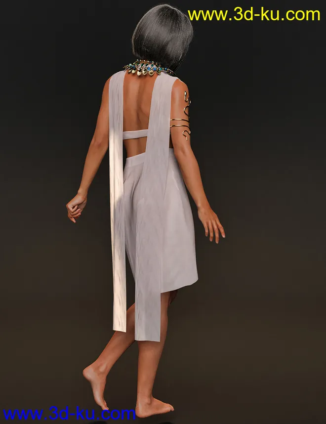 dForce Majestic Nile for Genesis 8 Females模型的图片3