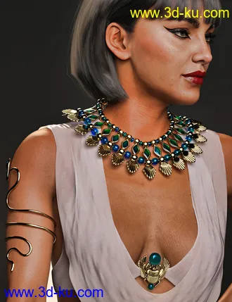 3D打印模型dForce Majestic Nile for Genesis 8 Females的图片