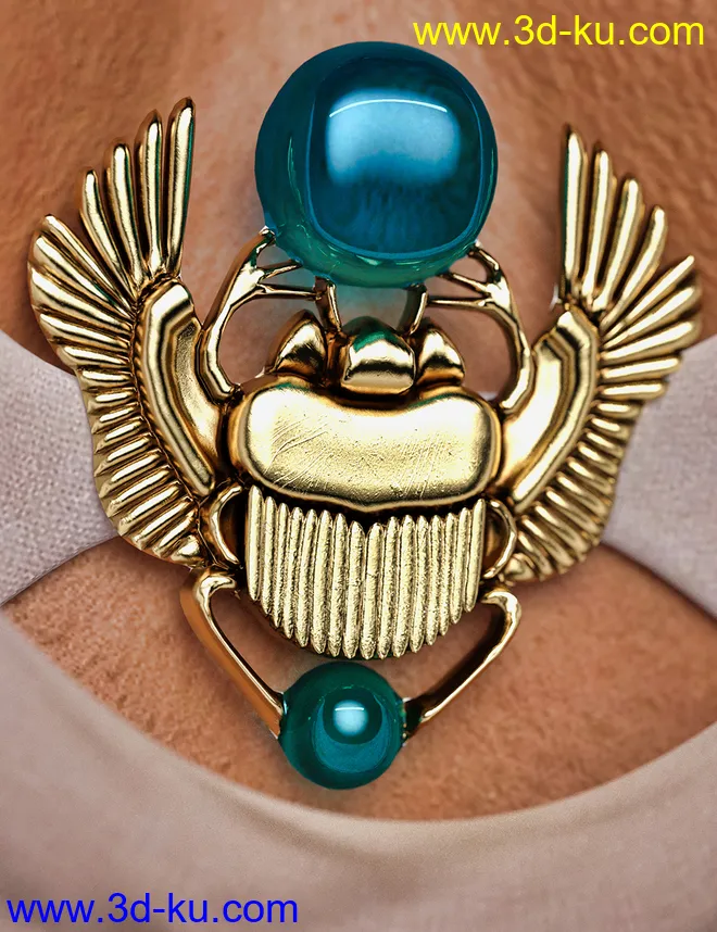 dForce Majestic Nile for Genesis 8 Females模型的图片6