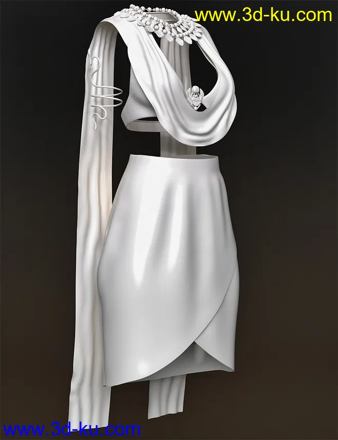 dForce Majestic Nile for Genesis 8 Females模型的图片7