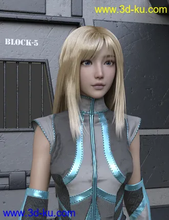 3D打印模型dForce Manami Hair for Genesis 8.1 Female的图片