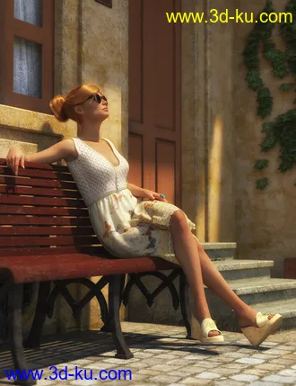 3D打印模型dForce Midsummer Outfit for Genesis 8 Female(s)的图片