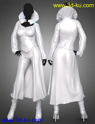 3D打印模型dForce Moriana Outfit for Genesis 8 Females的图片