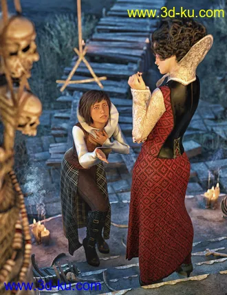 3D打印模型dForce Moriana Outfit Textures的图片