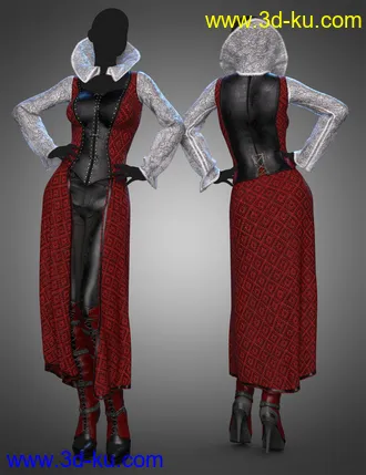 3D打印模型dForce Moriana Outfit Textures的图片