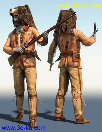 3D打印模型dForce Mountain Trapper Outfit for Genesis 8 Male的图片