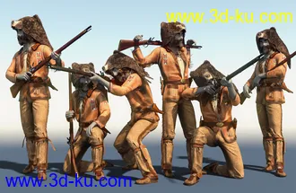 3D打印模型dForce Mountain Trapper Outfit for Genesis 8 Male的图片