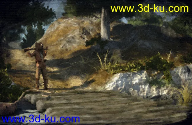 dForce Mountain Trapper Outfit for Genesis 8 Male模型的图片7