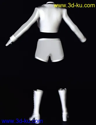 3D打印模型dForce Music Queen Outfit for Genesis 8 and 8.1 Females的图片