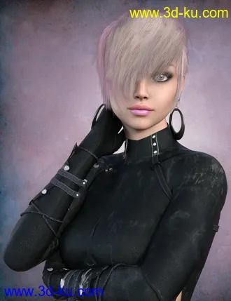 3D打印模型dForce Nash Hair for Genesis 8的图片