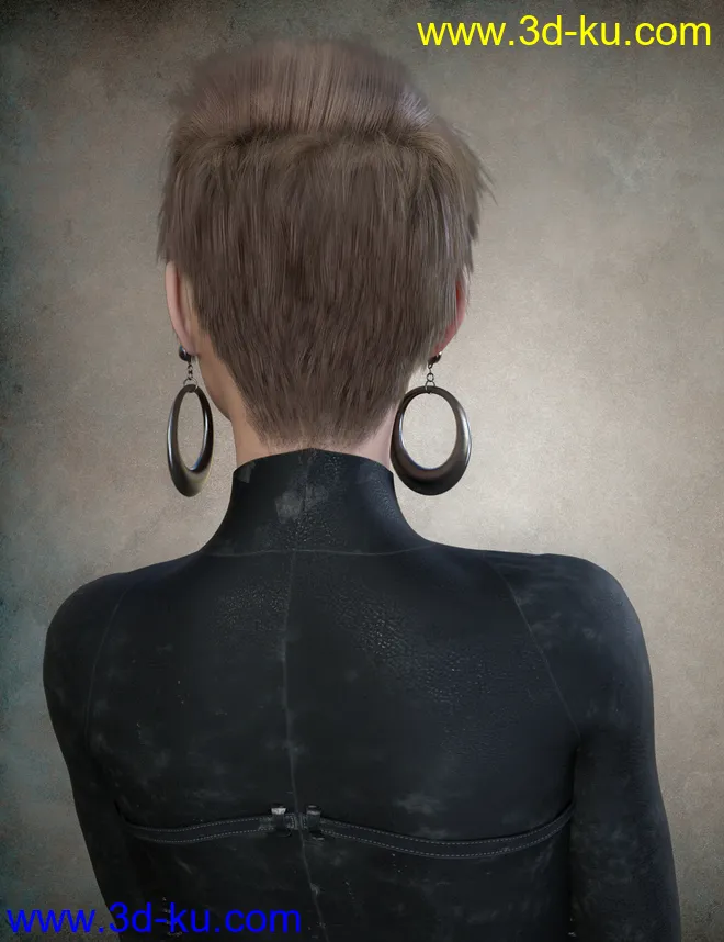 dForce Nash Hair for Genesis 8模型的图片10