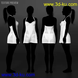 3D打印模型dForce Natalia's Nightie Bold Moves的图片