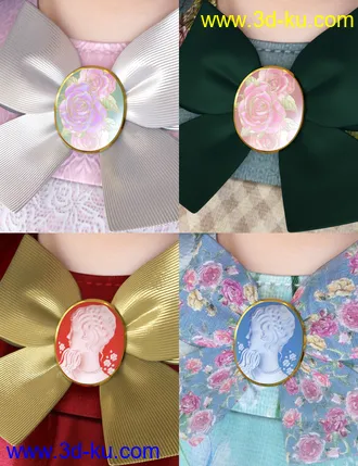 3D打印模型dForce Petite Style Dolly Dress for Genesis 8 Females的图片