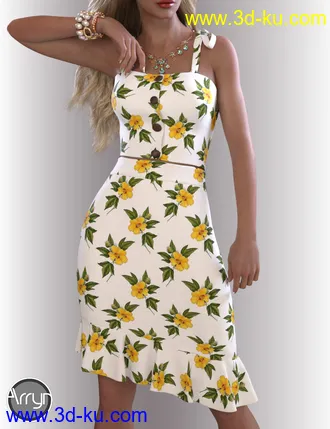 3D打印模型dForce Reina Outfit for Genesis 8.1 Females的图片