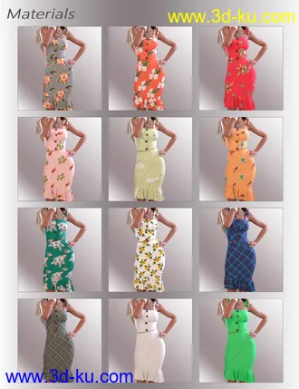 3D打印模型dForce Reina Outfit for Genesis 8.1 Females的图片