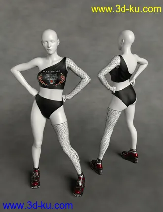 3D打印模型dForce Retro Catsuit Textures Vol 2的图片