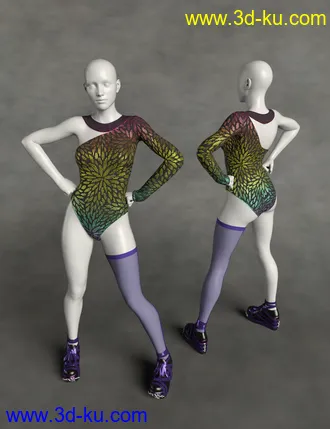 3D打印模型dForce Retro Catsuit Textures Vol 2的图片