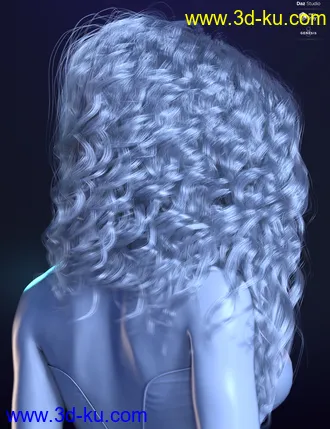 3D打印模型dForce Sanzu Hair for Genesis 8 Females的图片
