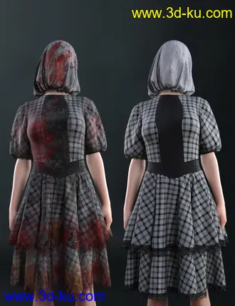 3D打印模型dForce Shy Girl Outfit For Genesis 8 and 8.1 Females的图片
