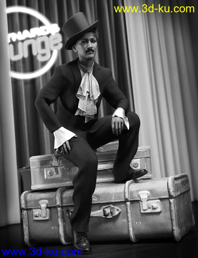 dForce Signature Style Outfit for Genesis 8 Females模型的图片1