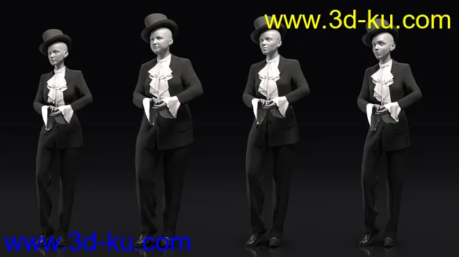 dForce Signature Style Outfit for Genesis 8 Females模型的图片3