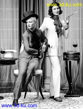 3D打印模型dForce Signature Style Outfit Textures的图片