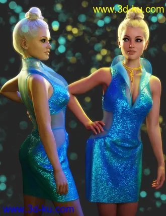 3D打印模型dForce Sizzler Outfit for Genesis 8 Females的图片