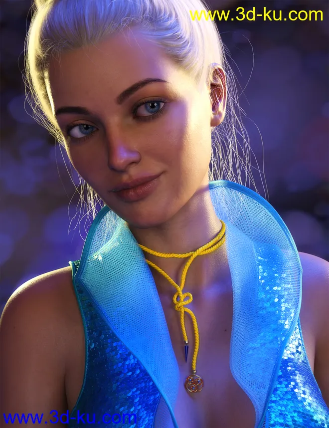 dForce Sizzler Outfit for Genesis 8 Females模型的图片4