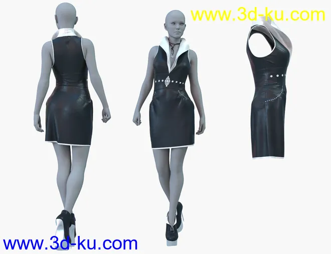 dForce Sizzler Outfit for Genesis 8 Females模型的图片5