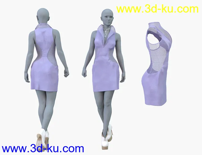 dForce Sizzler Outfit for Genesis 8 Females模型的图片6