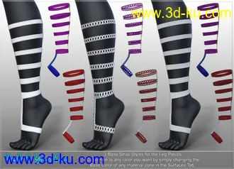 3D打印模型dForce Slinky Sass Outfit for Genesis 8 and 8.1 Females的图片