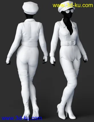 3D打印模型dForce Smoky Diamond Outfit for Genesis 8 Females的图片
