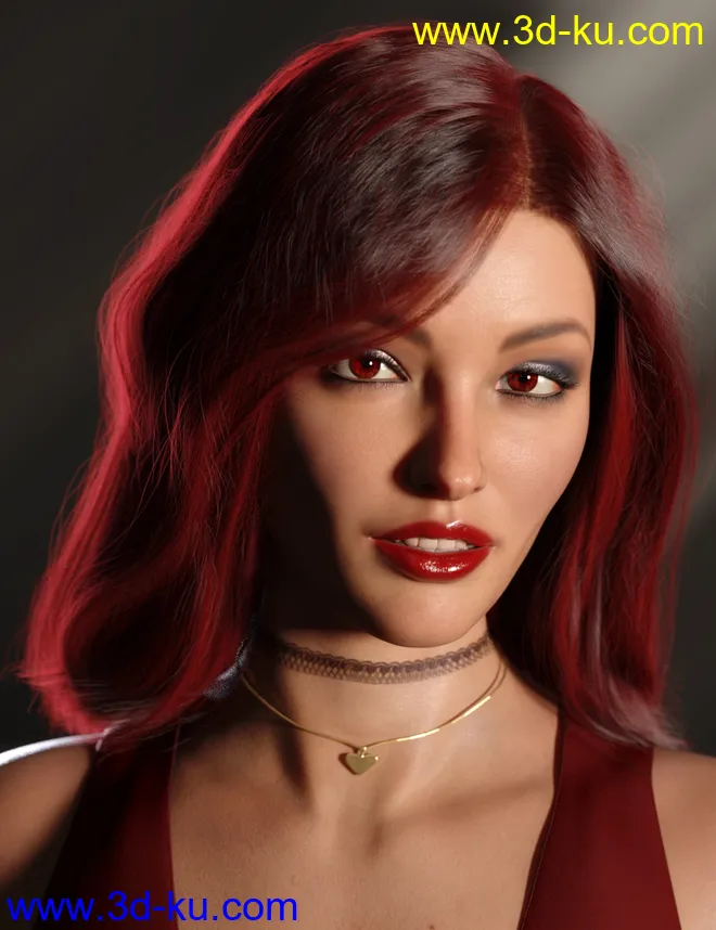 dForce Suzina Hair for Genesis 8 and 8.1 Females模型的图片3