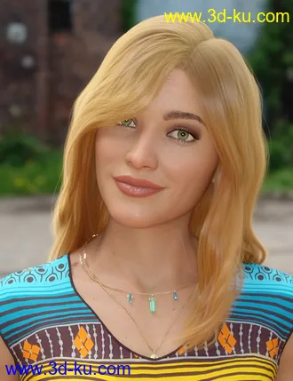 3D打印模型dForce Suzina Hair for Genesis 8 and 8.1 Females的图片