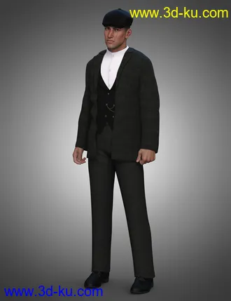 3D打印模型dForce Swanky Undercut Hair for Genesis 3, 8, and 8.1 Males的图片