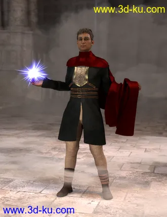 3D打印模型dForce SY Capes II for Genesis 8的图片