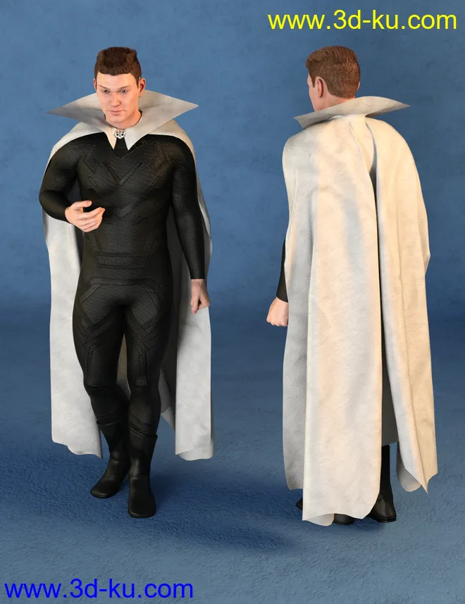 dForce SY Capes II for Genesis 8模型的图片10