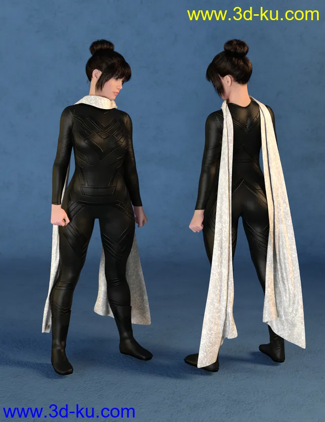 dForce SY Capes II for Genesis 8模型的图片12