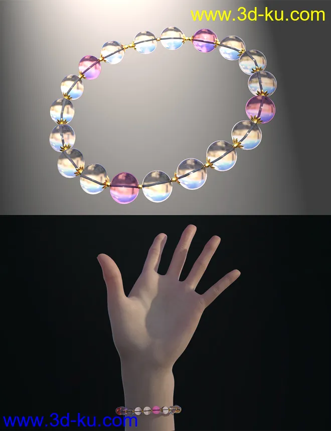 dForce SYee Cute Princess Dress for Genesis 8 Females模型的图片13