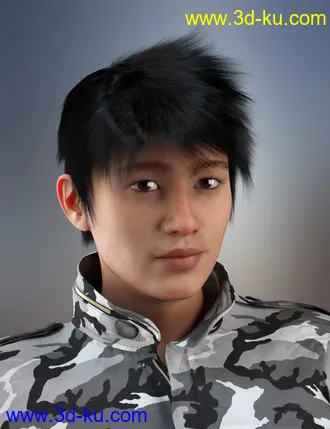 3D打印模型dForce Tansen Hair for Genesis 3, 8 and 8.1的图片