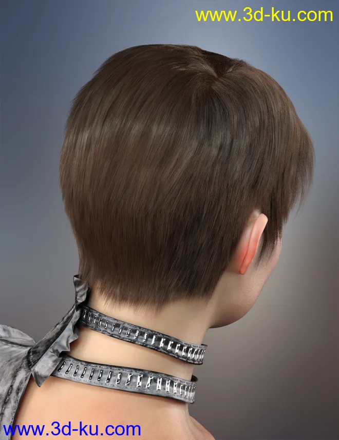 dForce Tansen Hair for Genesis 3, 8 and 8.1模型的图片5