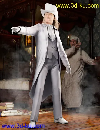 3D打印模型dForce Victorian Gentleman Outfit for Genesis 8 and 8.1 Males的图片