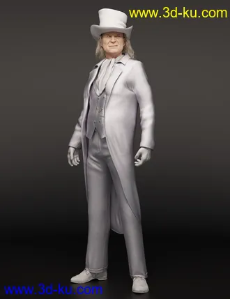 3D打印模型dForce Victorian Gentleman Outfit for Genesis 8 and 8.1 Males的图片