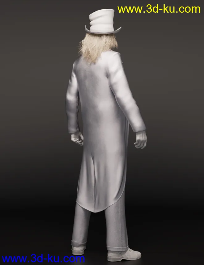 dForce Victorian Gentleman Outfit for Genesis 8 and 8.1 Males模型的图片3