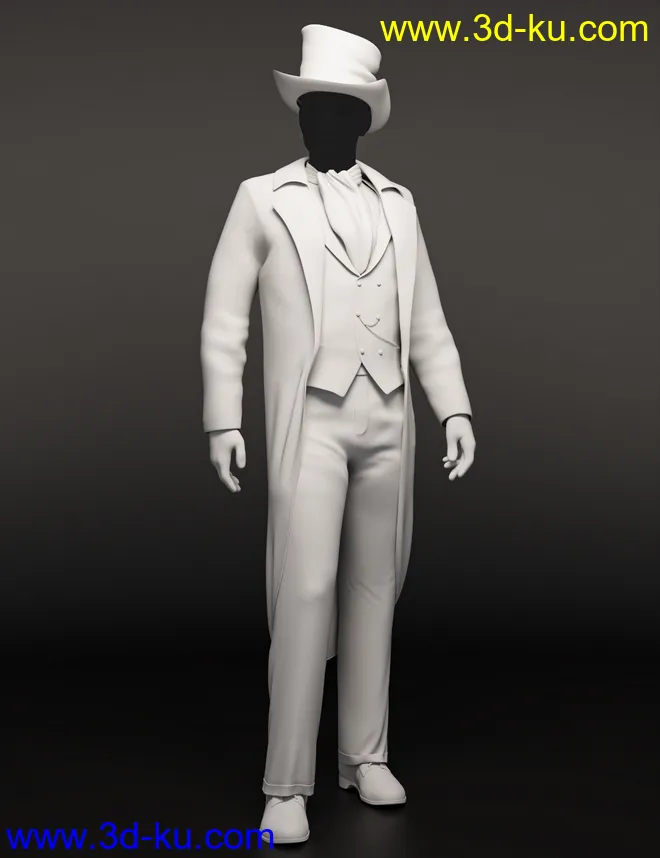 dForce Victorian Gentleman Outfit for Genesis 8 and 8.1 Males模型的图片4
